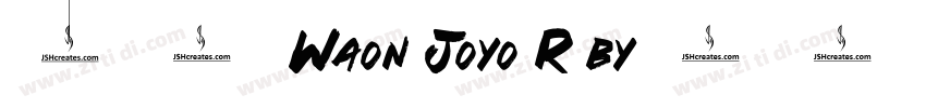 和音 Waon Joyo R by 宁静字体转换